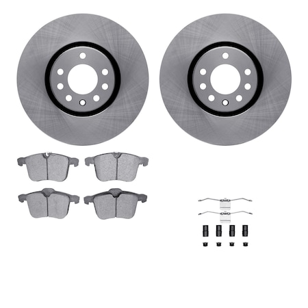 6612-65065, Rotors With 5000 Euro Ceramic Brake Pads Includes Hardware